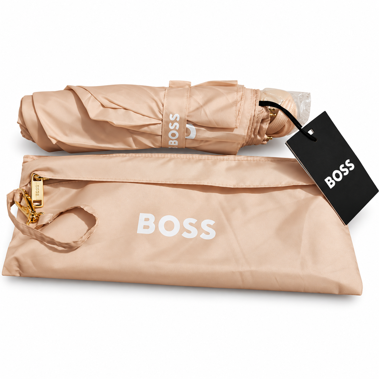 BOSS Nude Folding Umbrella