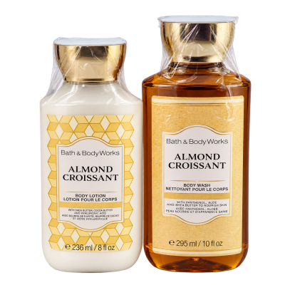 Bath & Body Works Almond Croissant Lotion & Body Wash Duo