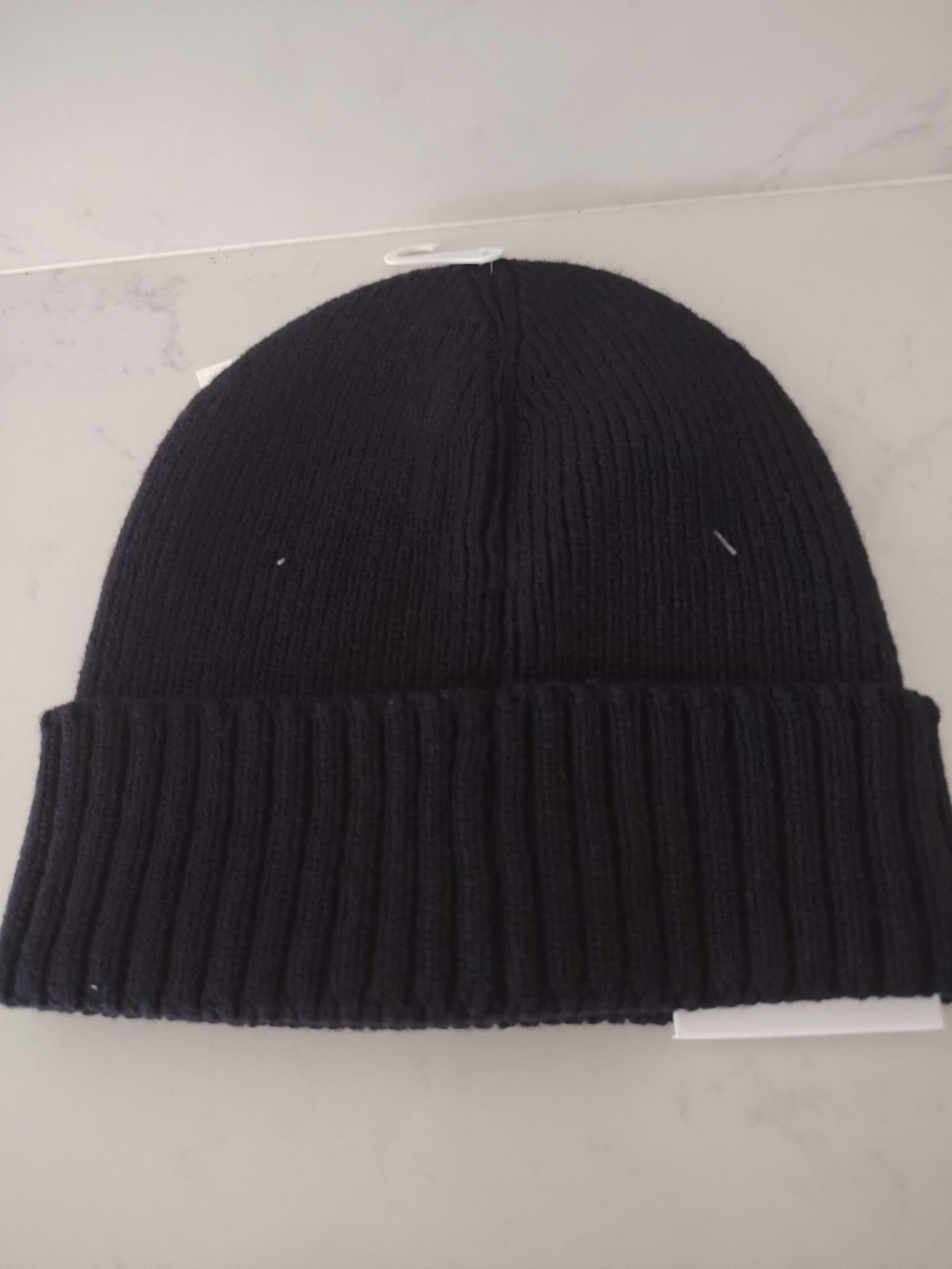 Tommy Hilfiger Ribbed Beanie — Navy, One Size — original product photograph 1