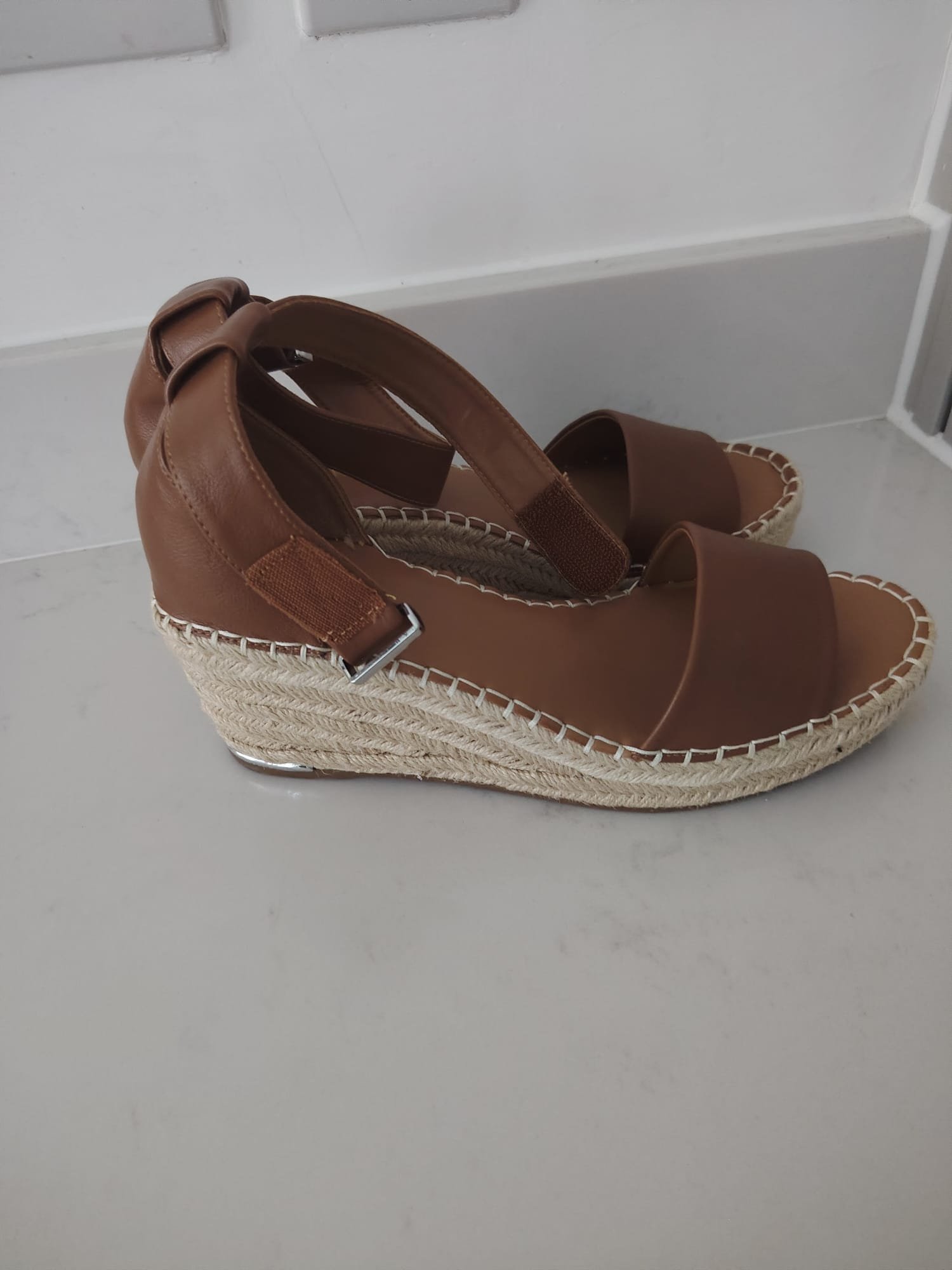 Dream Pairs Espadrille Wedge Sandals — Tan — original product photograph 1