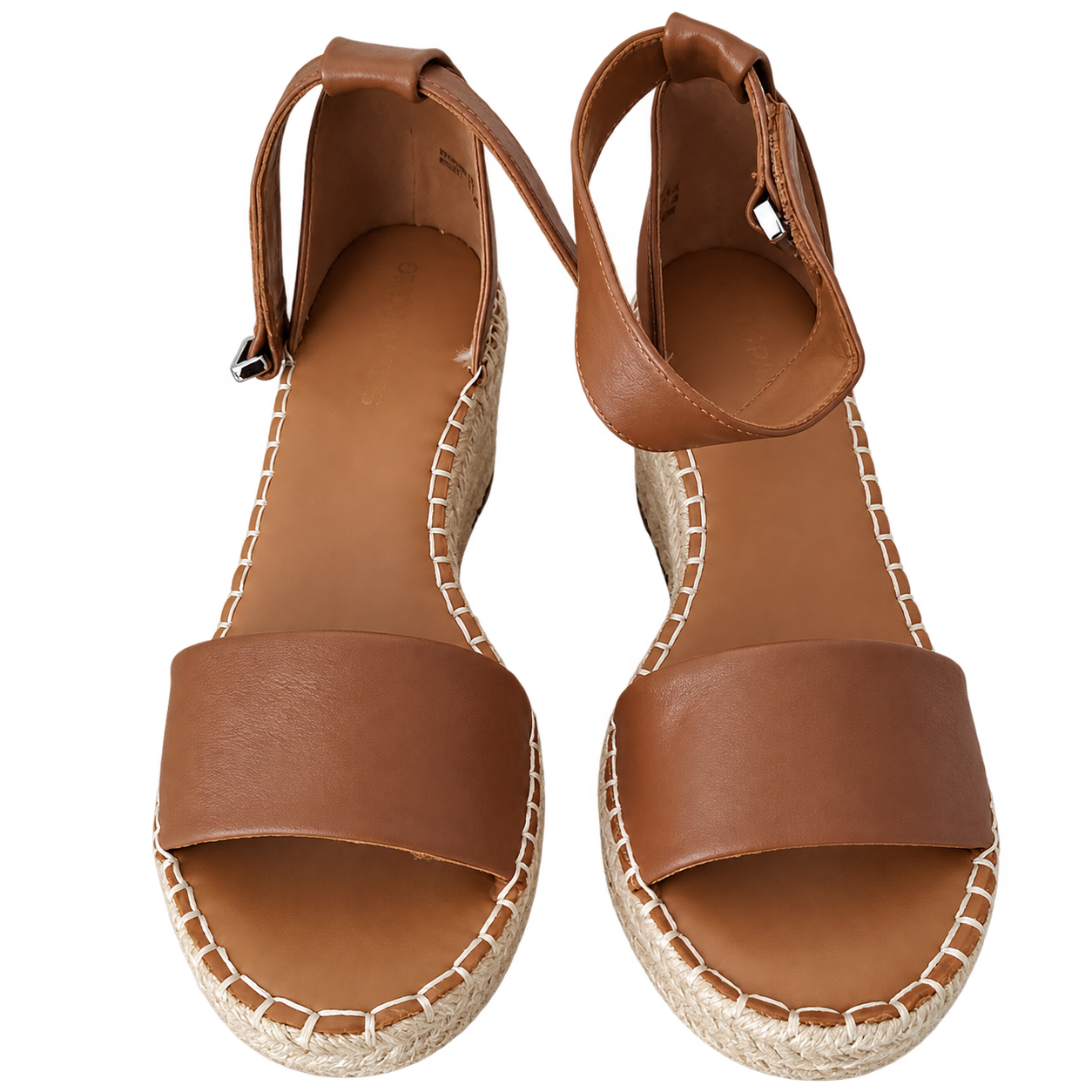 Dream Pairs Espadrille Wedge Sandals — Tan