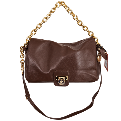 Juicy Couture Chain Shoulder Bag — Brown