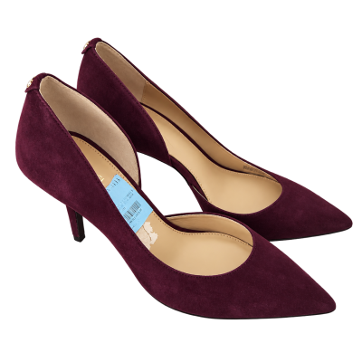 Michael Michael Kors Pointed-Toe Pumps — Burgundy
