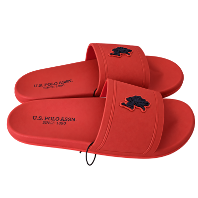 U.S. Polo Assn. Logo Slides — Red