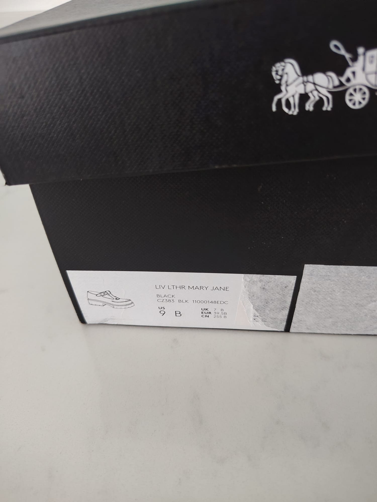 Coach Liv Leather Mary Janes — Black, UK 7 — original product photograph 2