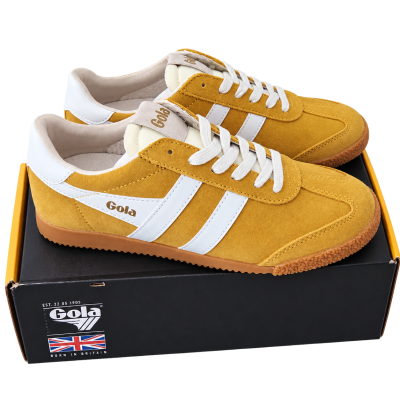 Gola Elan Trainers — Sun/White, UK 4