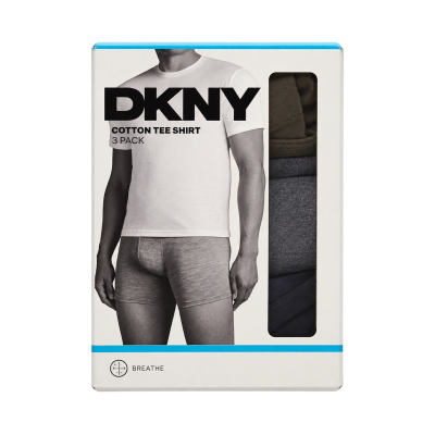 DKNY Cotton T-Shirts — 3 Pack, XL