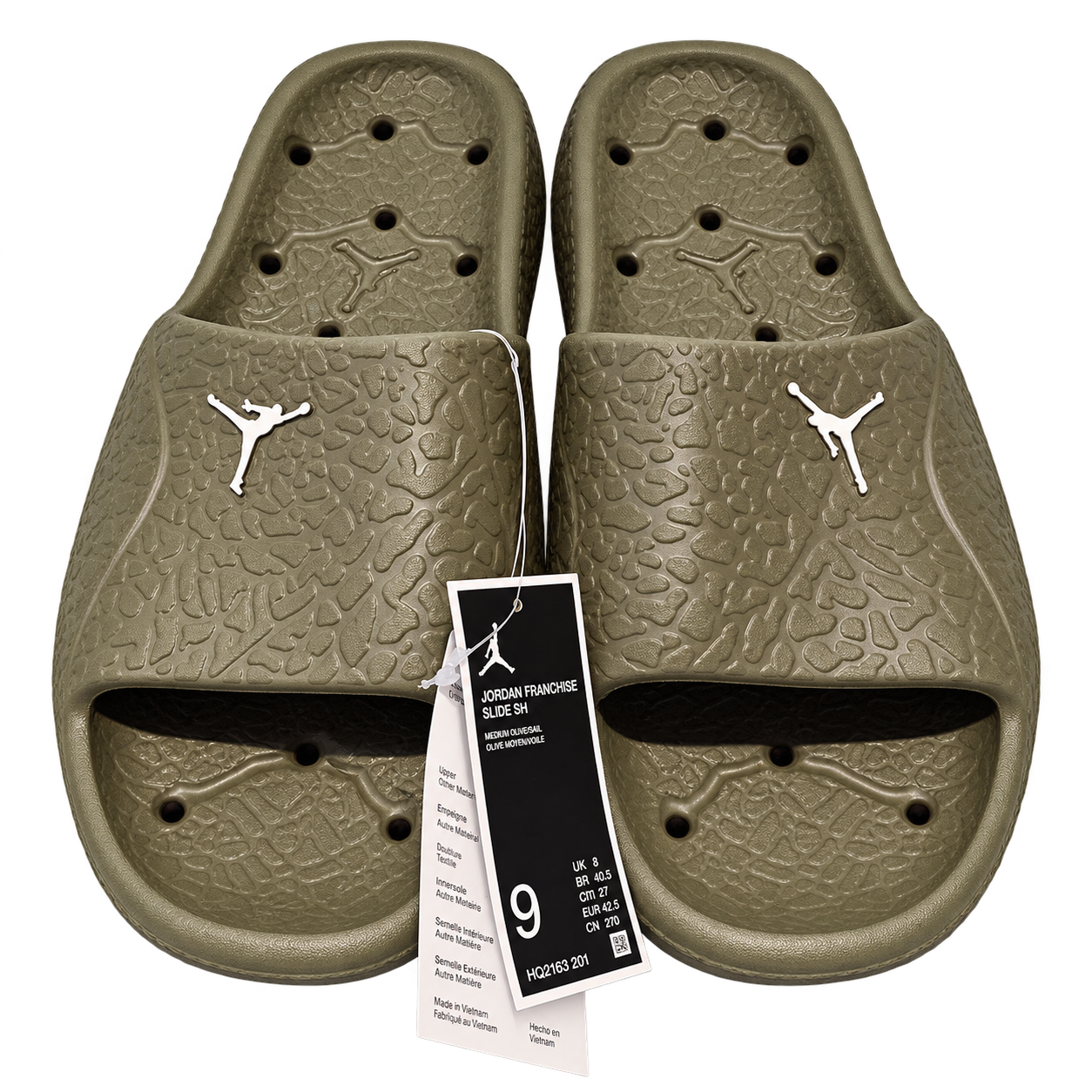 Jordan Franchise Slide SH — Olive, UK 8