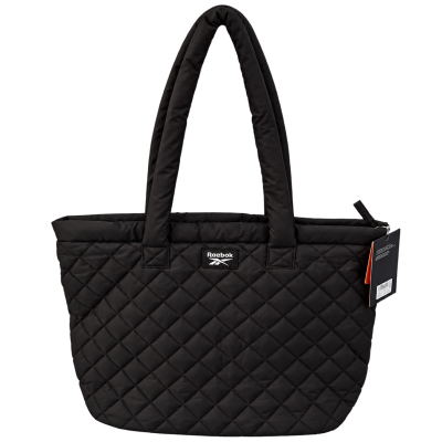 Reebok Quilted Tote Bag — Black