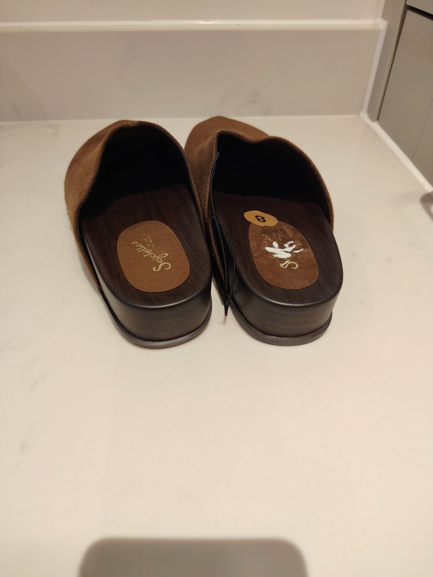 Seychelles Studded Clogs — Brown, Size 8 — original product photograph 1