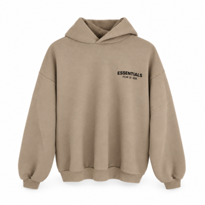 Essentials Fear of God Beige Hoodie